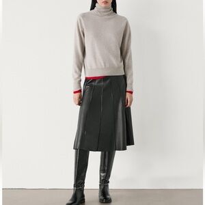 Zara Relaxed Fit High-Neck Sweatshirt